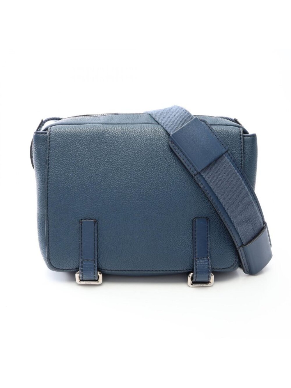 Loewe Shoulder Bag Military Messenger XS Blue Leather XS